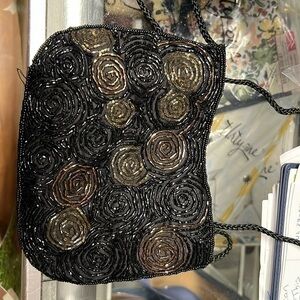 Van Gogh inspired beaded purse